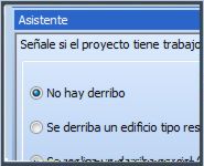 Asistente del programa estudio y plan de gestión de residuos de construcción